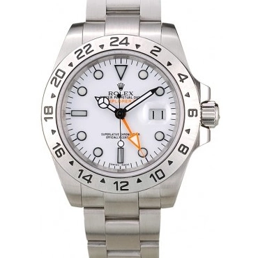 Aaa fake watches Rolex Dial Watch Steel White Stainless Explorer Bezel 0524